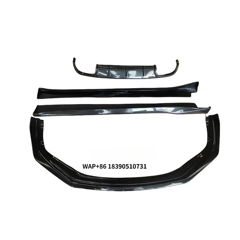 

True Carbon Fiber Front Lip Side Skirt and Rear Diffuser for 2016-2018 911.1 911.2 Body Kit