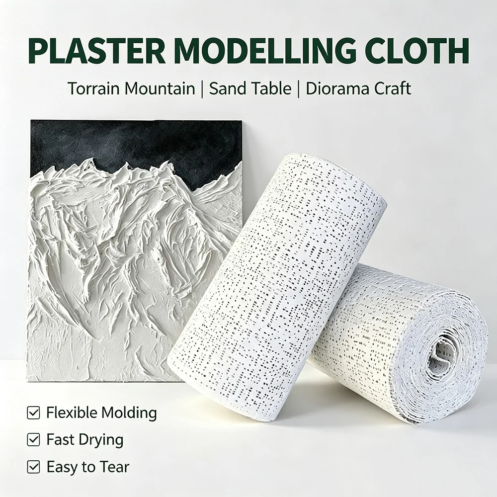 DIY Plaster Modeling Cloth For Wargame Military Sand Table Terrain Mountain Base Construction Model Making Material Length 270CM