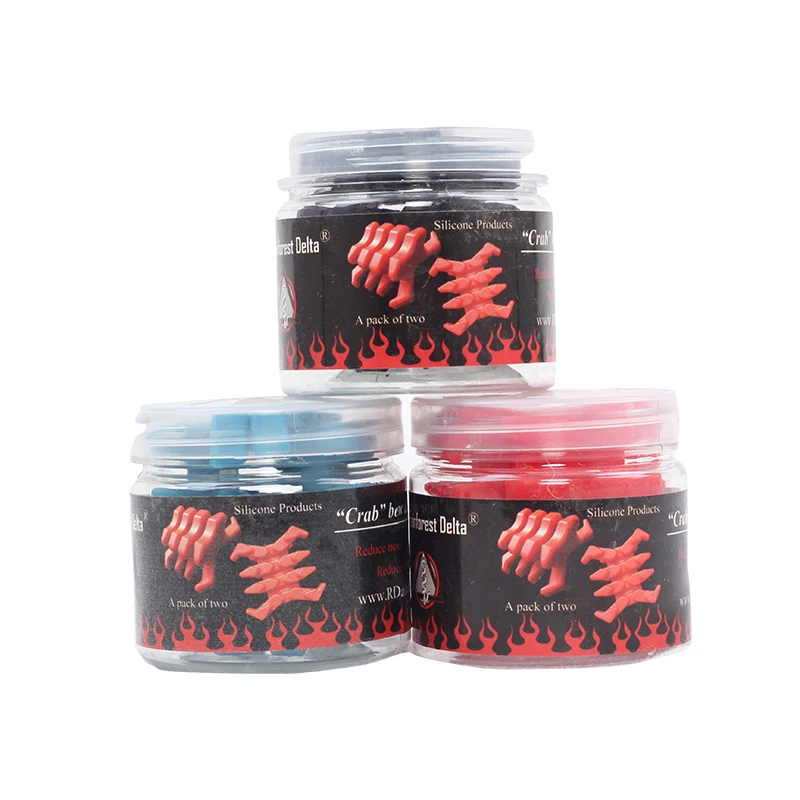 1 Double Dampener Bow Limbsaver Vibration Sliencer Archery Crab Rubber Bow Limbs Shock Absorber For Split Limb Compound Bow