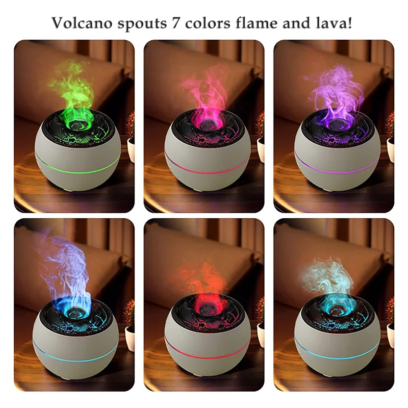 Pokój z dyfuzorami olejków eterycznych: 360 ml dyfuzor do aromaterapii do domu, działający 24 godziny z automatycznym wyłączaniem, nawilżacz Trwały, łatwy w użyciu H