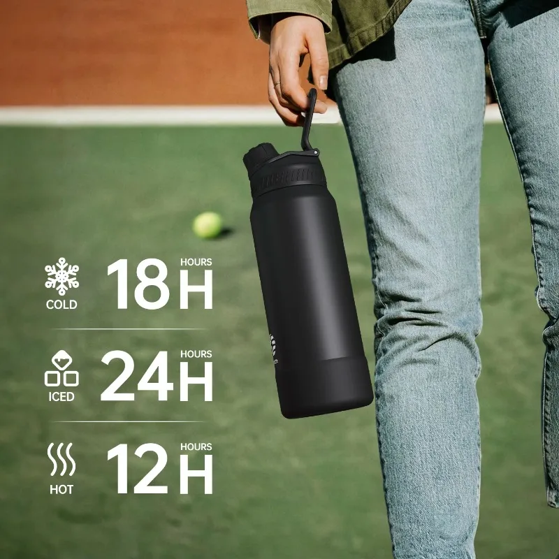 FJbottle 24/32OZ Vacuum Flasks Stainless steel Thermal water bottle Tumbler Keep Hot & Cold Portable Outdoor sports Thermo Cups