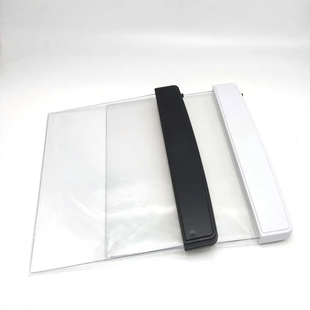 Portable Flat Panel LED Book Lamp High Brightness Eye Protection Reading Light Multipurpose Transparent Night Light Home