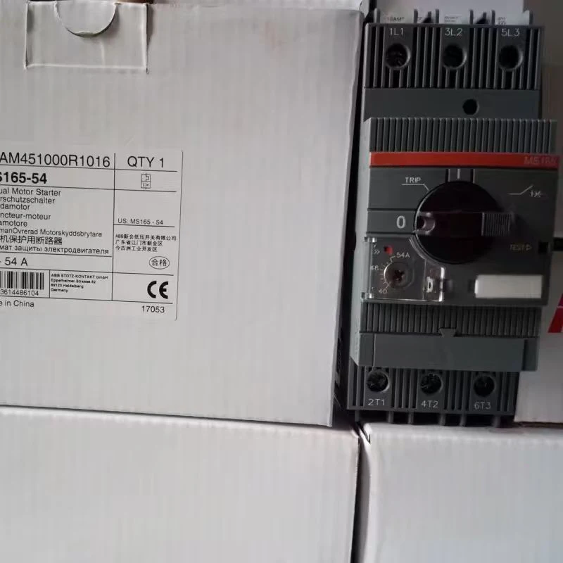MS165-42 Motor Safeguard Breaker PLC Control Din Rail Distribution Box Switch