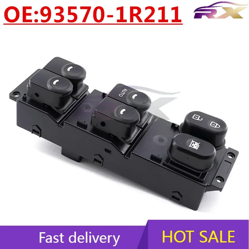NEW:93570-1R211 Power Window Master Control Switch For Hyundai Accent
