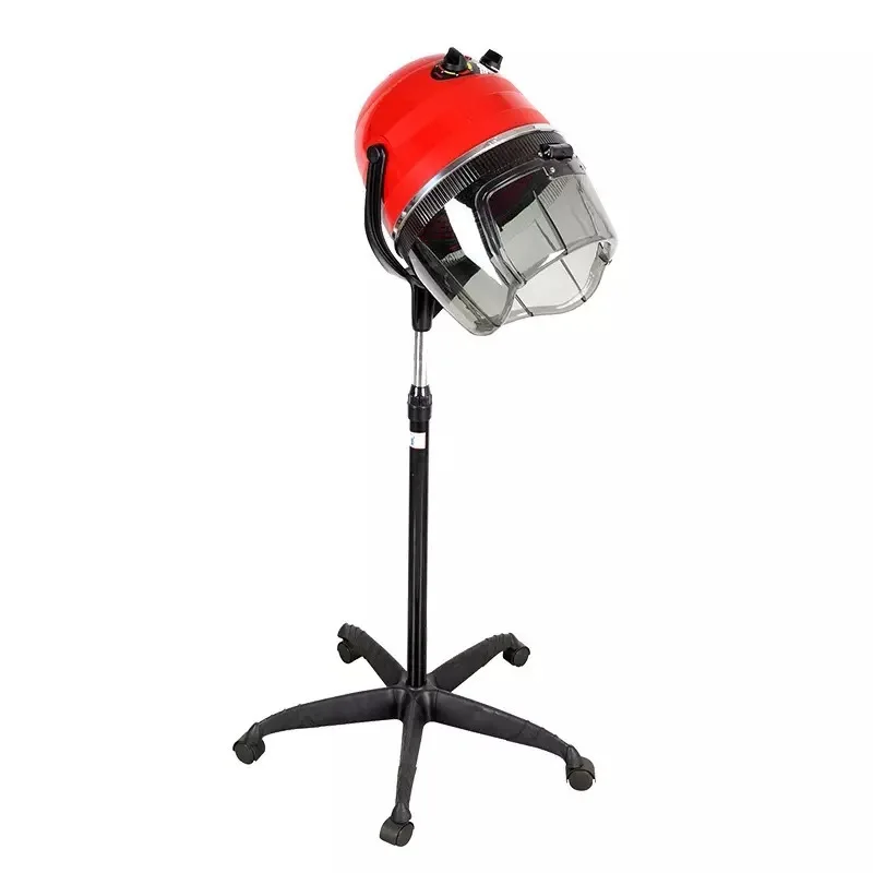 Professional Salon Standing Hair Processor Hood Dryer Mobile Rolling Retractable Hot Perm Coloring Hair Drying Machine