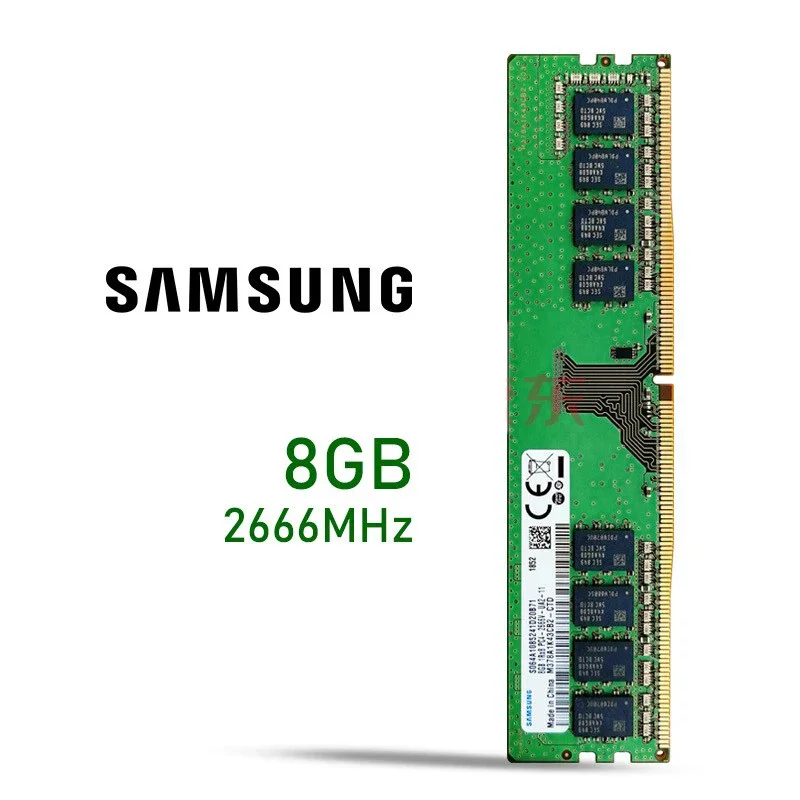 Samsung-Mémoire de serveur d'ordinateur de bureau, modèle DDR4, capacité 4 Go 16 Go 8 Go, fréquence d'horloge 3200/2666/2400/2133mhz, ram pc4 dimm, broches 288 broches