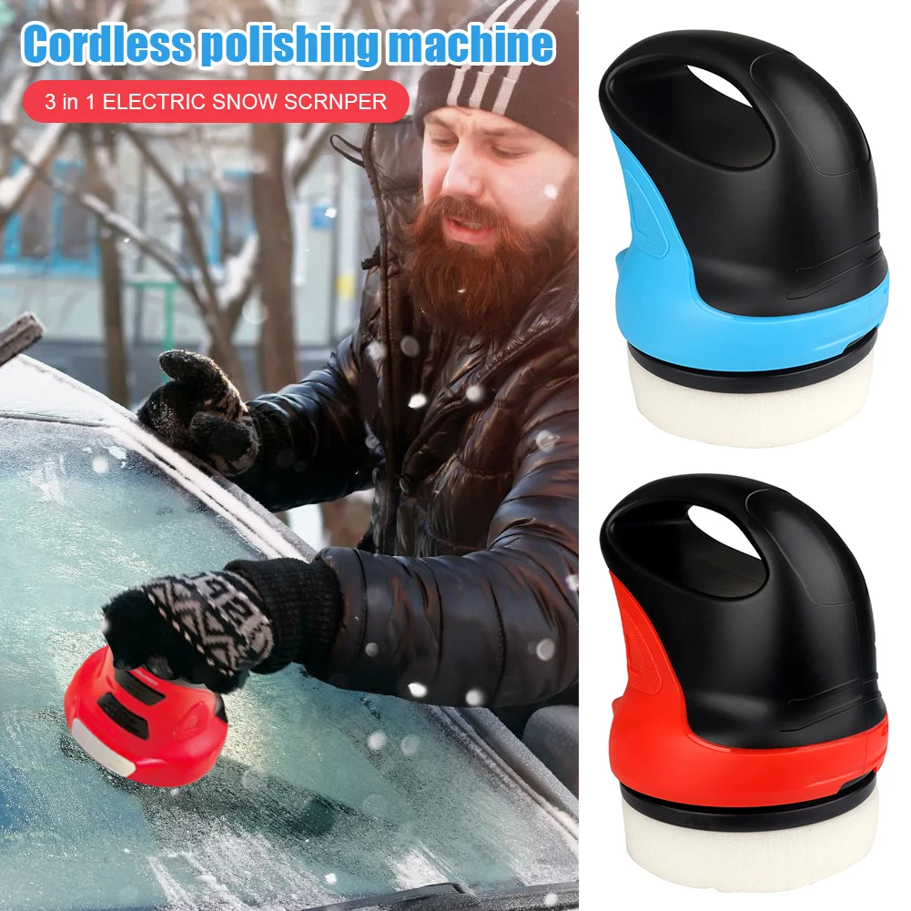 Electric Snow Scraper Applicable to Winter Auto Window Or Windshield Defrosting Handle Cleaning Tool And Accessories