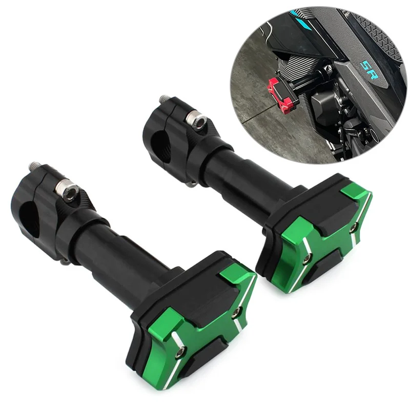 V+ V+ Motor Guard Frame Protector Modified Universal Motor 22mm-30mm Green