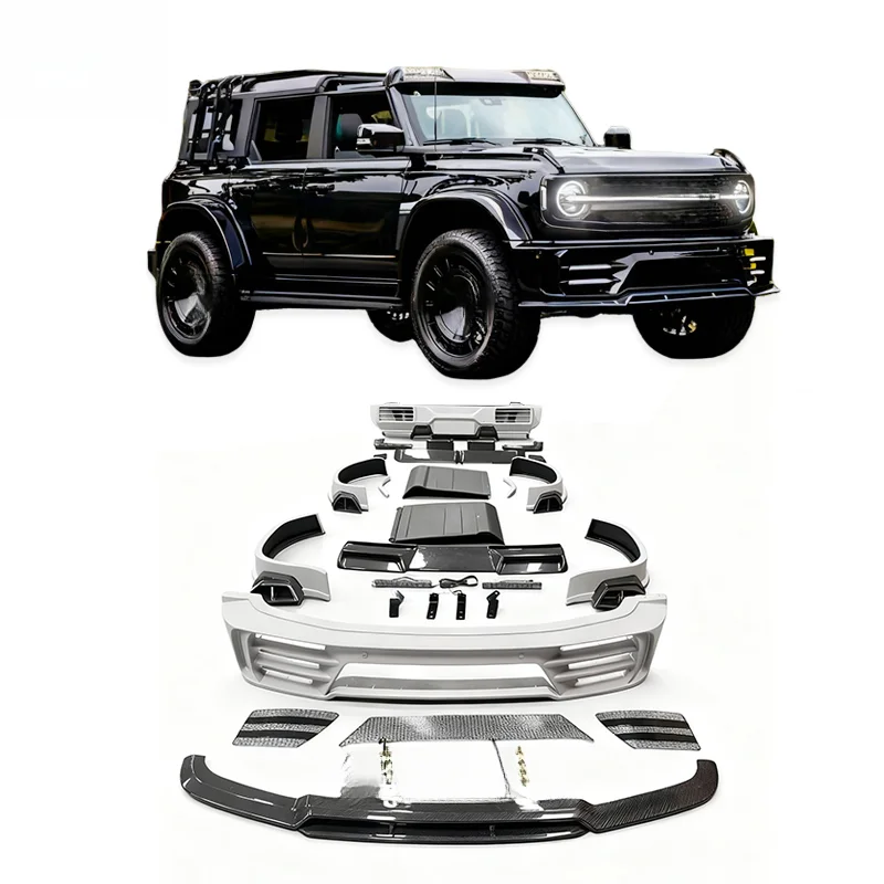 High Quality Carbon Fiber M Wide Body Surround Modified Upgrade Body Kit Auto Accessories for Bronco