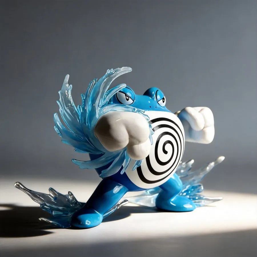

Pokemon Poliwrath Anime Figure 7cm PVC Statue Collection Model