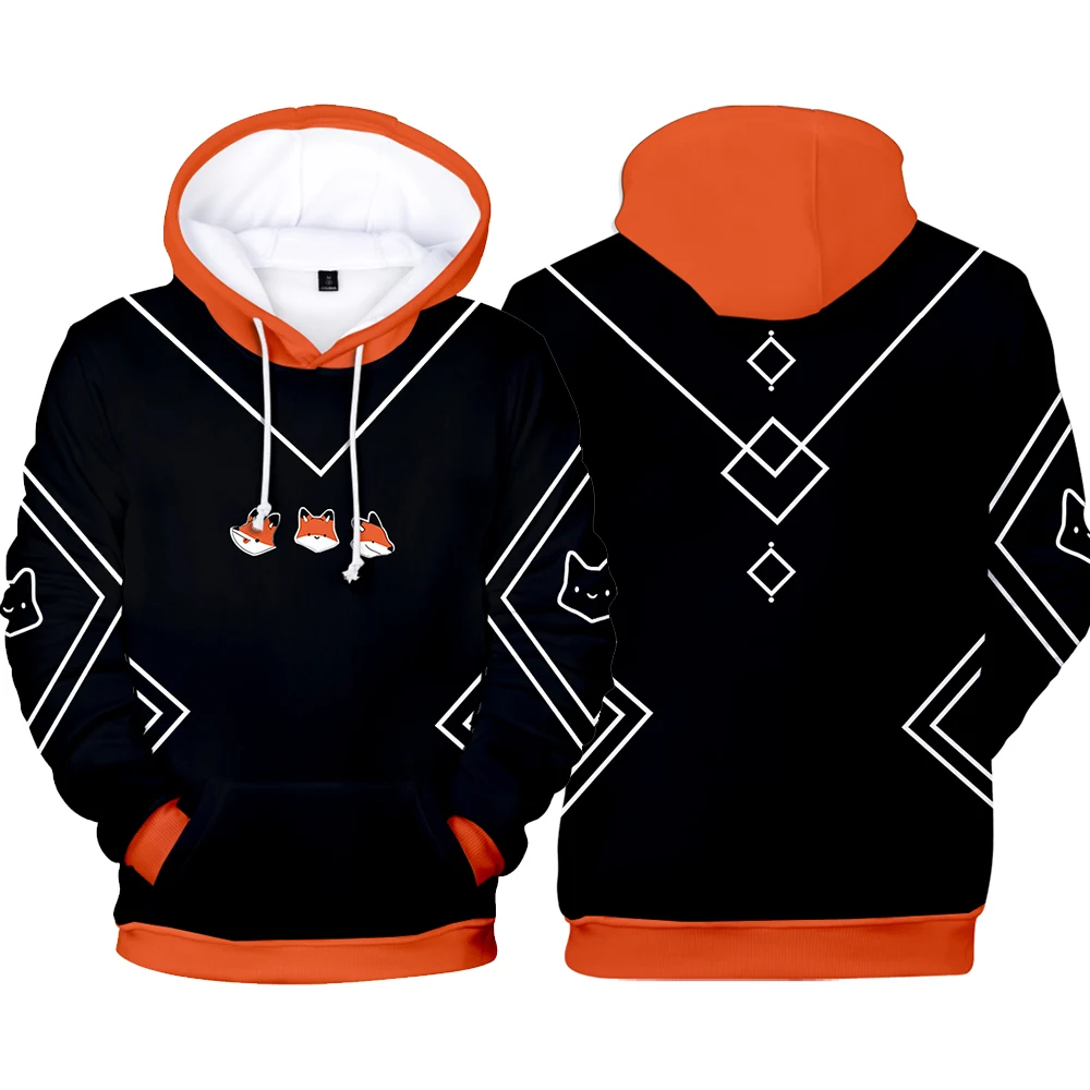 Fundy Merch-Moletom unissexo de manga comprida, Dream Team SMP Hoodie, Hoodies masculinos e femininos, Harajuku Streetwear, roupas 3D