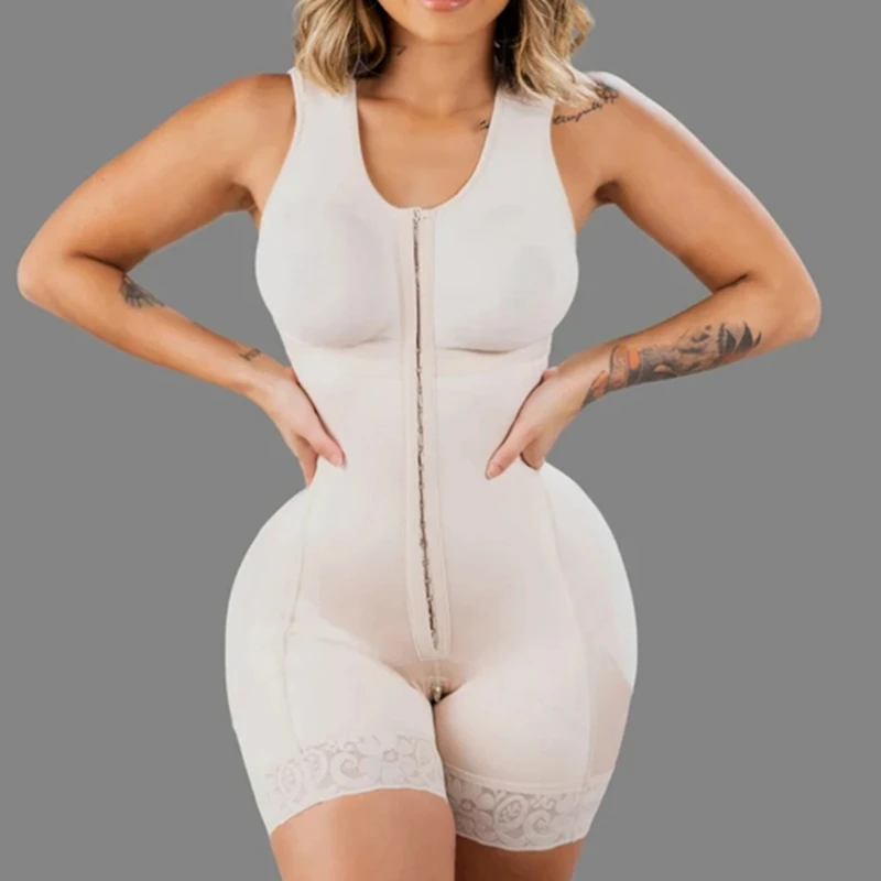 Women Bodyshaper Fajas Colombianas Reductoras Y Moldeadoras Post Surgery Shapewear Compression Slimming Girdle Flat Stomach