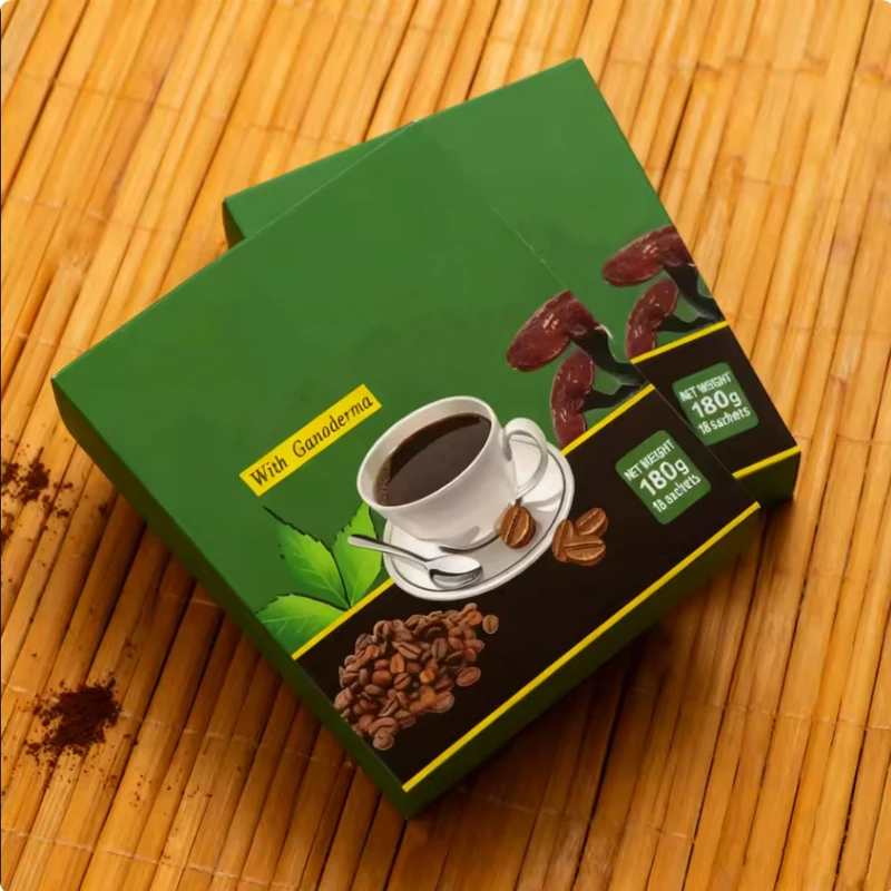 

2 комплекта натурального зеленого кофе в коробках для быстрого похудения у женщин и мужчин, незаменимое средство для домашнего использования и декора.