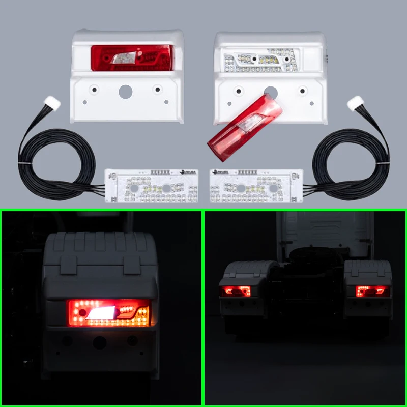 

1 Set Simulation Taillight for 1/14 Tamiya RC Truck Car Scania 770S R730 R620 R470 56323 Diy Parts Toys