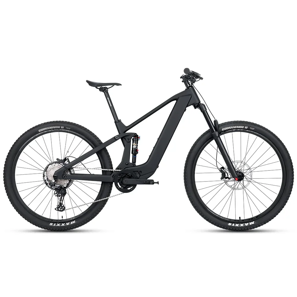 TWITTER-EM19 Bafang mid-mounted motor,M820-36V/48V-250W,29in full suspension mountain bike 12S Four-piston hydraulic disc brakes