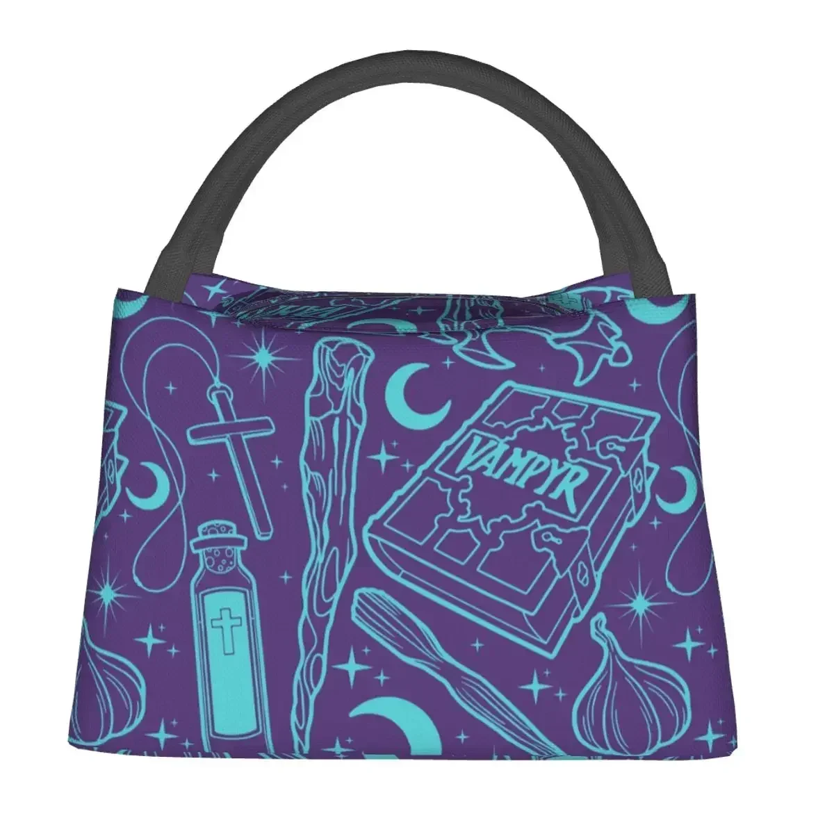 

Funny Graffiti Lunch Bag Goth Witch Aesthetic Lunch Box Picnic Convenient Thermal Lunch Bags Custom Cooler Bag