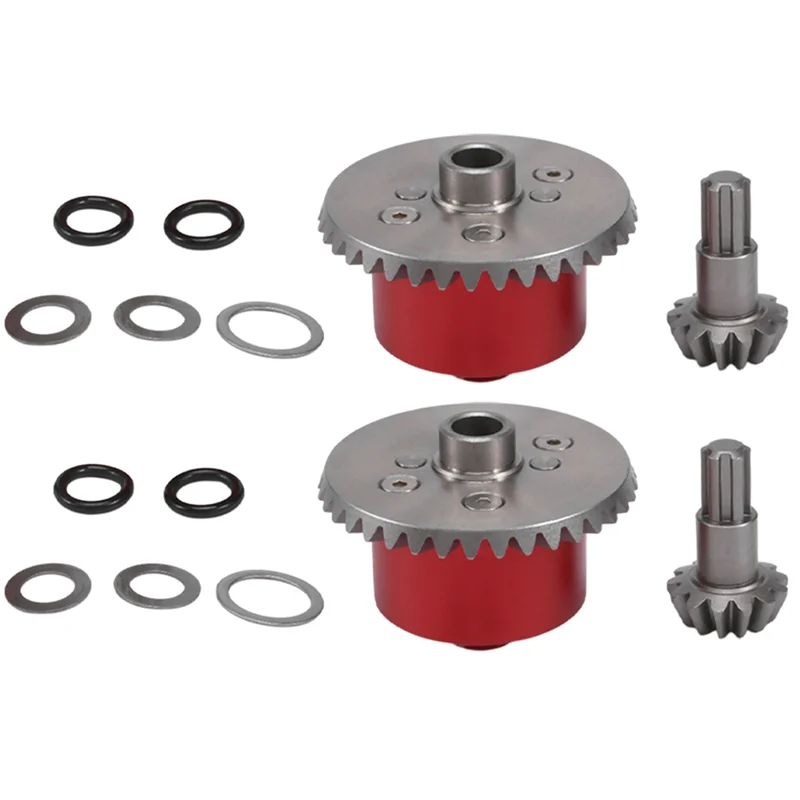 

B78B-6X Metal Diff Case Diff Gear 37T Input Gear 13T For ARRMA 1/10 Kraton Senton Big Rock Granite Outcast 4X4 Parts,1
