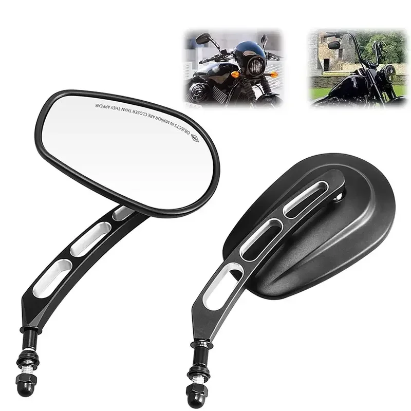 

Popular White Glass Motorcycle Side Convex Rear View Mirror