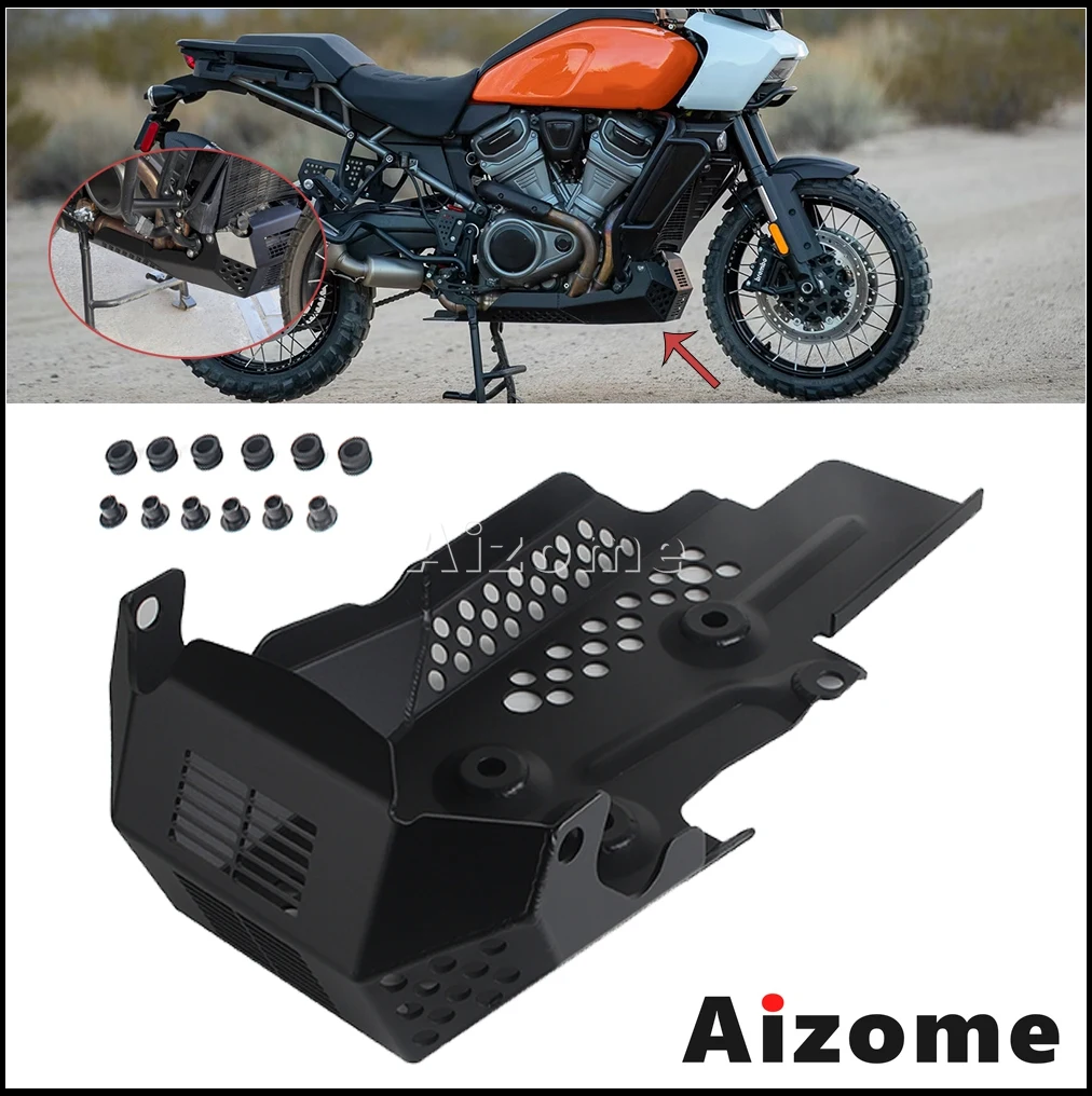 For Harley Pan America 1250 Special RA1250S  RA1250SE 21+ Motorcycle Heavy-duty Aluminum Engine Skid Cover Belly Pan Bash Plate