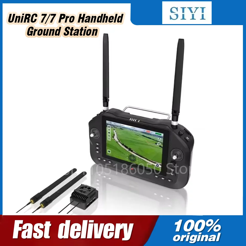 SIYI UniRC 7/7 Pro Dual Frequency Handheld Ground Station 7Inch 1080P 40KM Range Smart Controller for UAV UGV USV Robotics