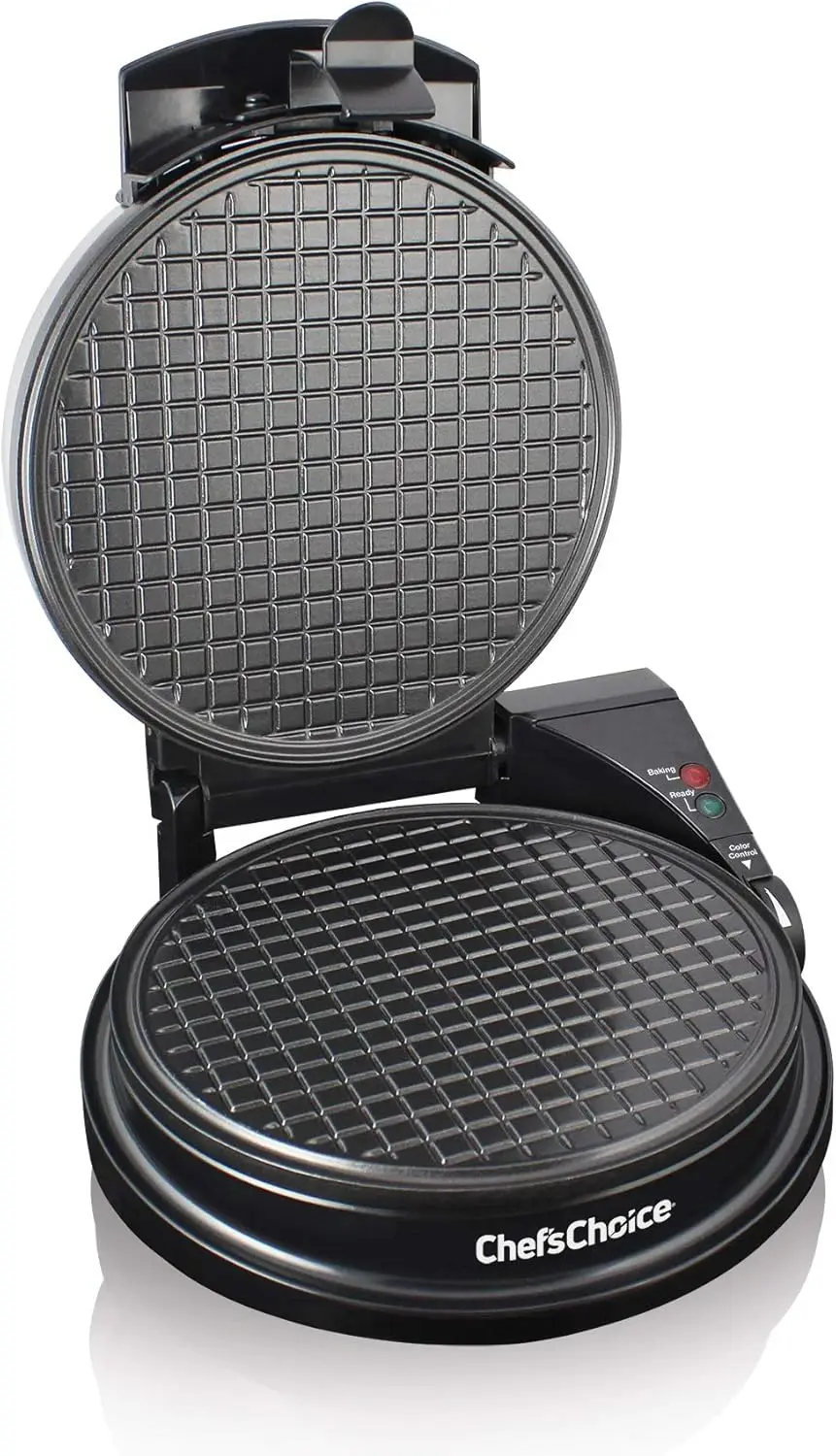 صانع مخروط الآيس كريم من Chef'sChoice WaffleCone Express مع ألواح تسخين غير لاصقة واستعادة الحرارة الفورية تخلق Homema لذيذ