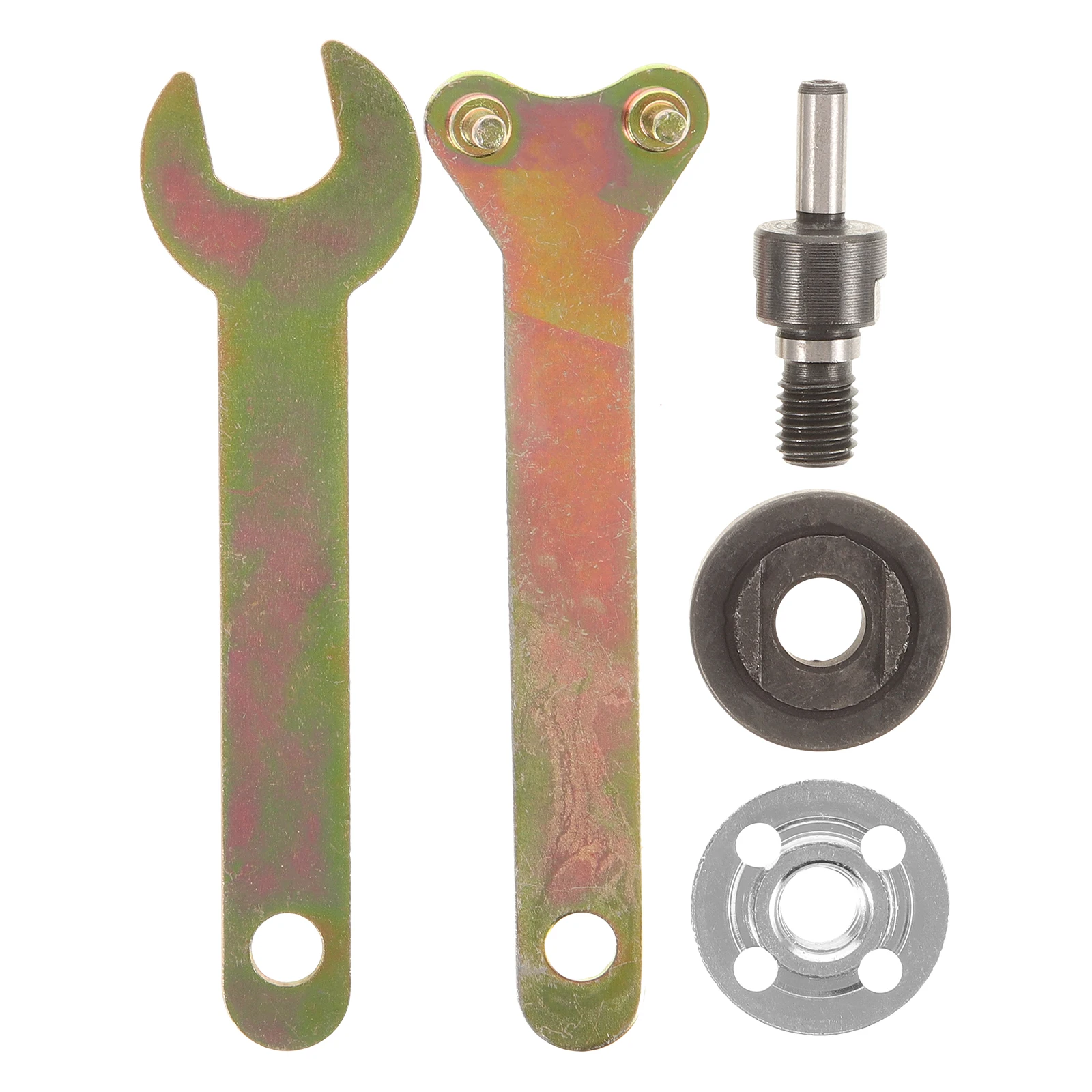 

1 set Electric Drill Conversion Angle Grinder Adapter 6mm Shank Flange Nuts Wrench Kit Accessories Durable Reliable Professional