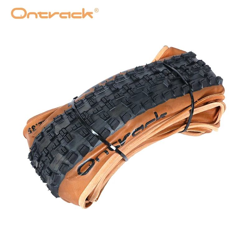 

Покрышка ONTRACK FOLDED TIRE 26 27.5 29X2.35 30TPI SKIN с черной и коричневой боковиной