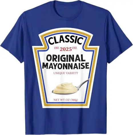 Imagen 2 del producto Mayonesa condimento DIY disfraz de Halloween grupo a juego camiseta Humor divertido fiesta de Halloween ropa de equipo moda regalo novedoso