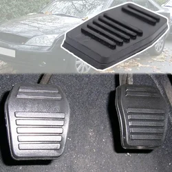 2Pcs Brake Clutch Foot Pedal Pad Cover For Ford Mondeo Tourneo 2000 2001 2002 2003 2004 2005 2006 2007 2008 2009 2010 2011-2014