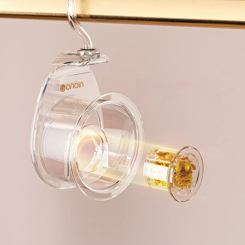 Backpack Hook Rotatable Wardrobe Hanger Built-in Removable Fragrance Box Moisture-Proof Damp-Proof Ideal for Bags Ties Scarves
