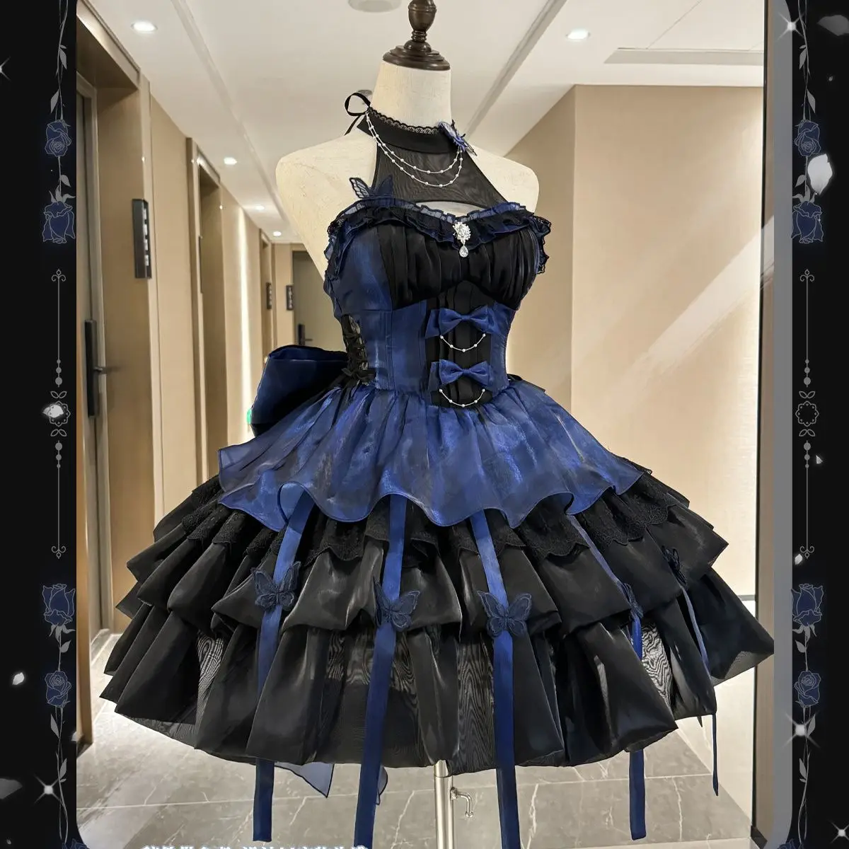 2026 القوطية Y2k القوس الدانتيل الكشكشة أكمام فساتين الحفلات الحلو فستان أنيق خمر الفيكتوري لوليتا الأميرة فستان قصير المرأة