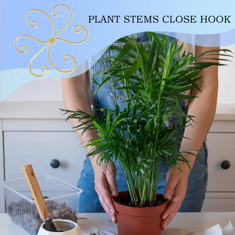 Plant Stabilizer Reusable Adjustable Iron Climbing Plant Support Anti-Lodging Sturdy Garden Trellises For Garden Outdoor