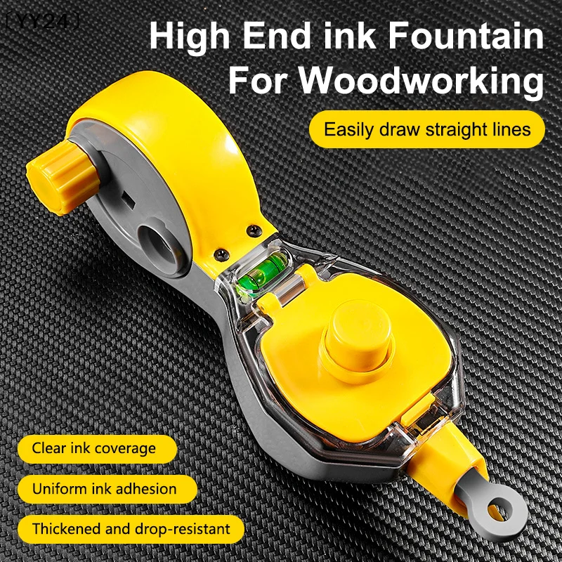 Construction Measuring Tools Ink Marker Duct Woodworking Chalk Ink Drawing Line Marker Carpenter Tools Wood Scriber Nylon Wire