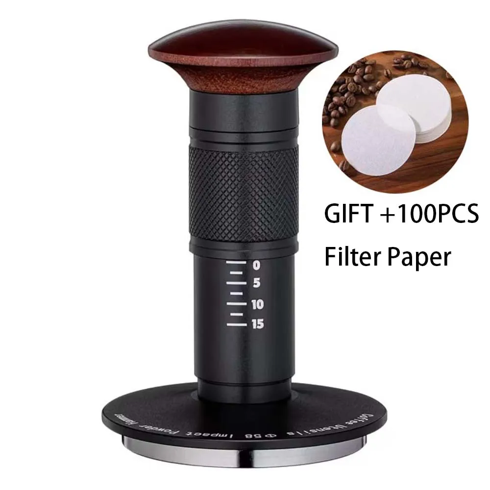 Coffee Tamper Impact Spring Constant Pressure 30lb 51mm 53mm 58mm For Breville Espresso Accsesory Barista Tool