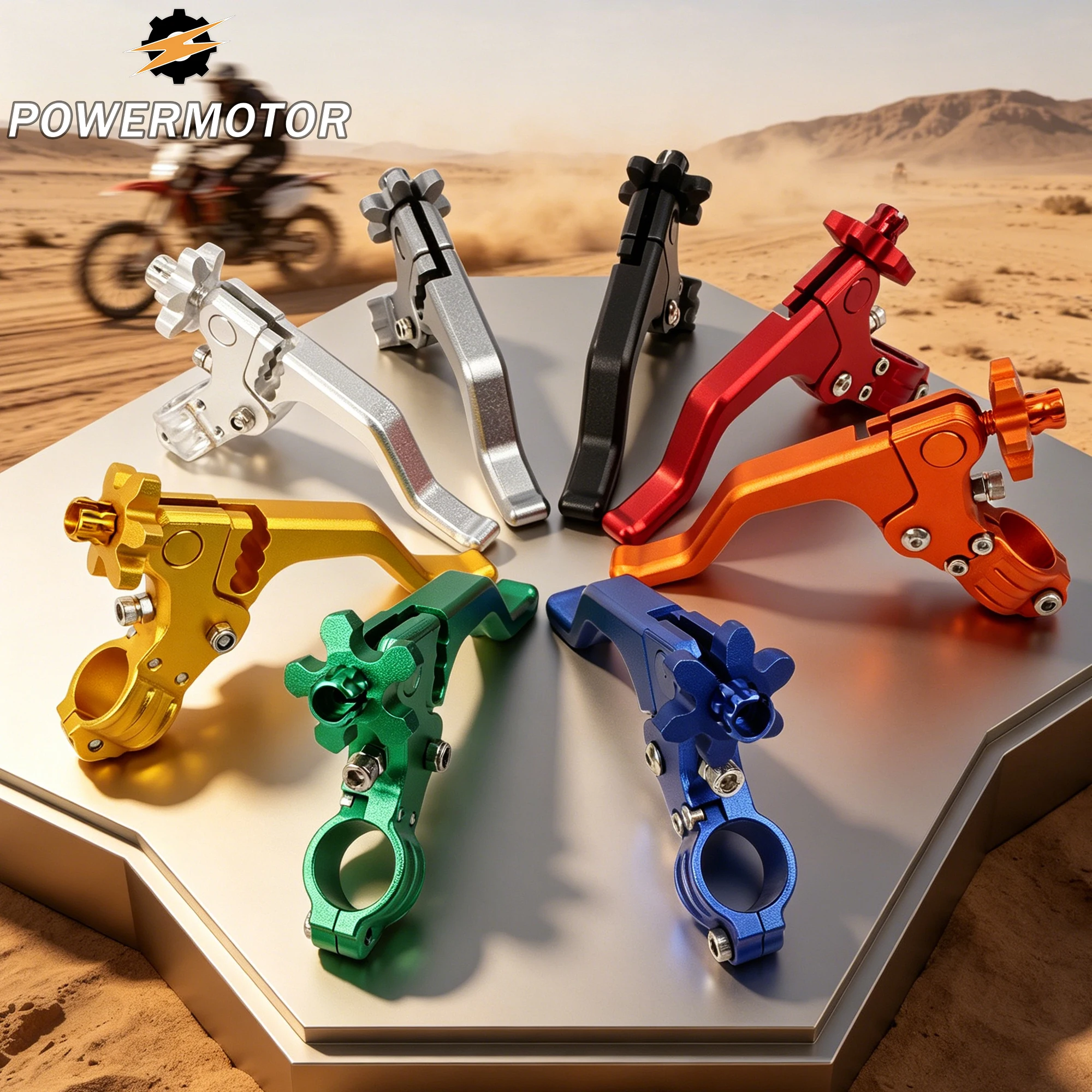 

22MM Universal Short Clutch Lever Handlebar CNC One Finger For Honda CBR KTM Yamaha Kawasaki Suzuki Husqvarna Enduro DirtBike