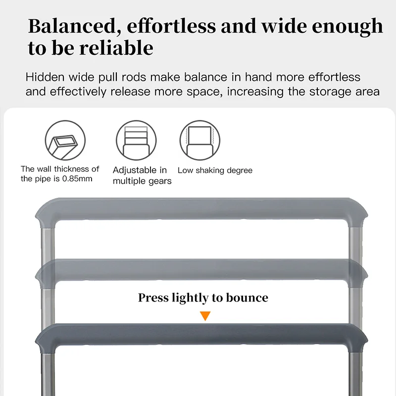 LEE Bagaglio a rotelle con cerniera di grande capacità con manico largo e sistema a 5 ruote - Ideale per i viaggi internazionali