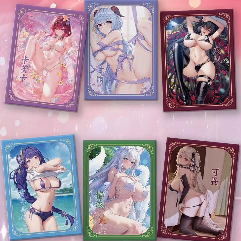 Schönheit Mädchen 3 Metall karte Großhandel Göttin Geschichte Sammlung Karten Booster Box Puppe trend ige Spielzeug seltene Anime Sammelkarten