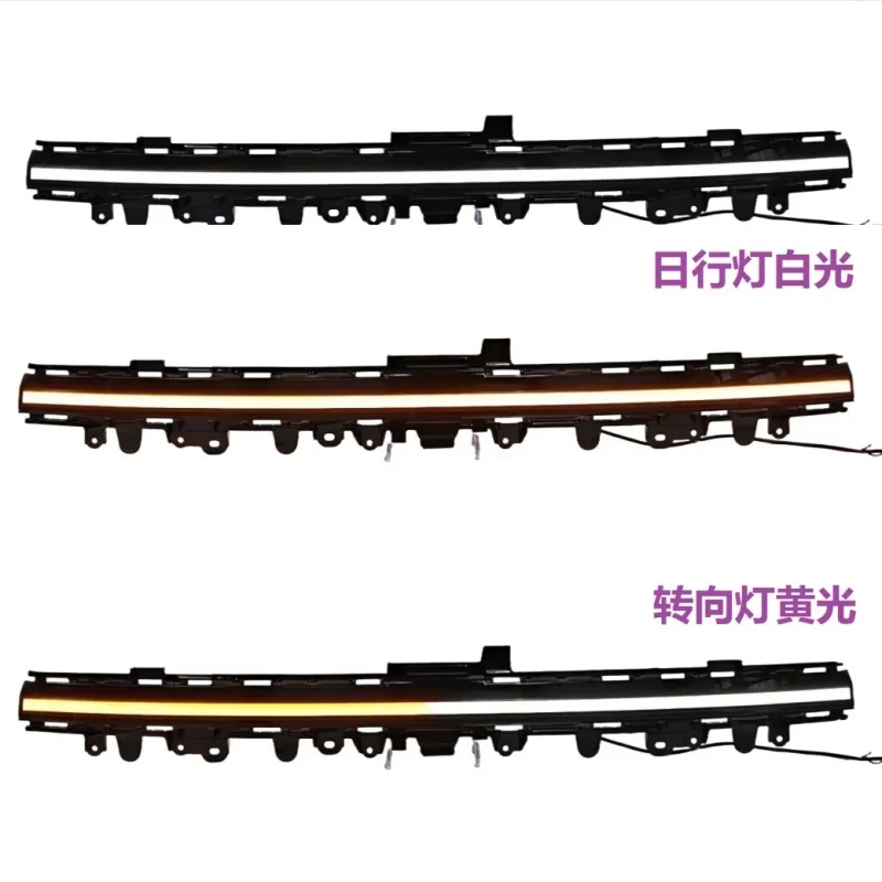 Through lamp Rear Center Car Light for Toyota RAV4 2026 engine hood light grill lamp Daytime Running Light Turn signal