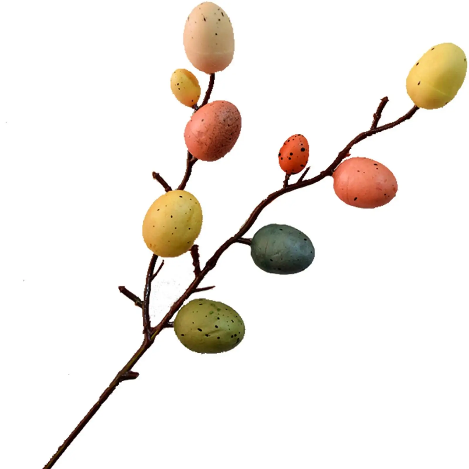 Artificial Easter Egg Flower Easter Branch Green Leaf for Easter