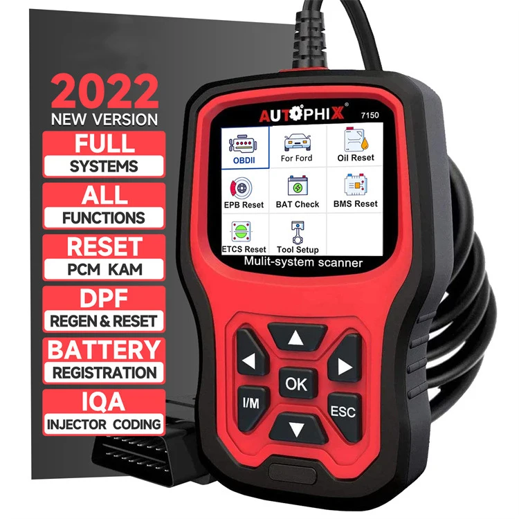 

Autophix 7150 Ford полнофункциональная диагностическая система оборудования для обслуживания инструментов OBDII