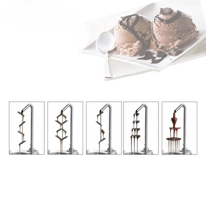 New Condition Stainless Steel Chocolate Tempering Machine 80kg/h Professional Chocolate Processing Device