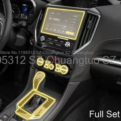 TPU Protective film For Subaru XV 2018-2023 Car GPS navigation screen Anti-scratch film Accessories