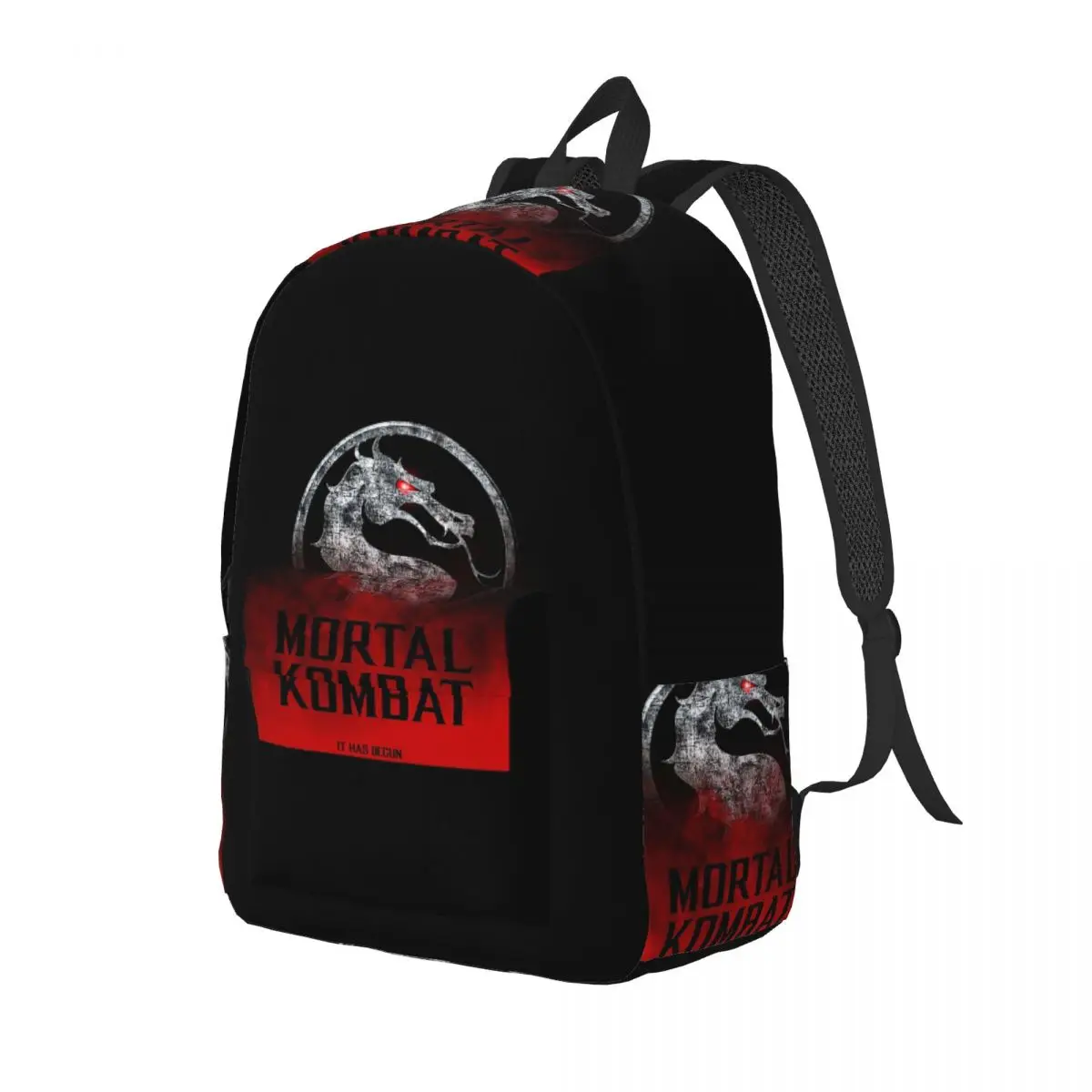 

Mortal Kombat Logo Backpack Daypack Large Capacity Kids BookBag School Bag Shoulder Bags for Boys Girls