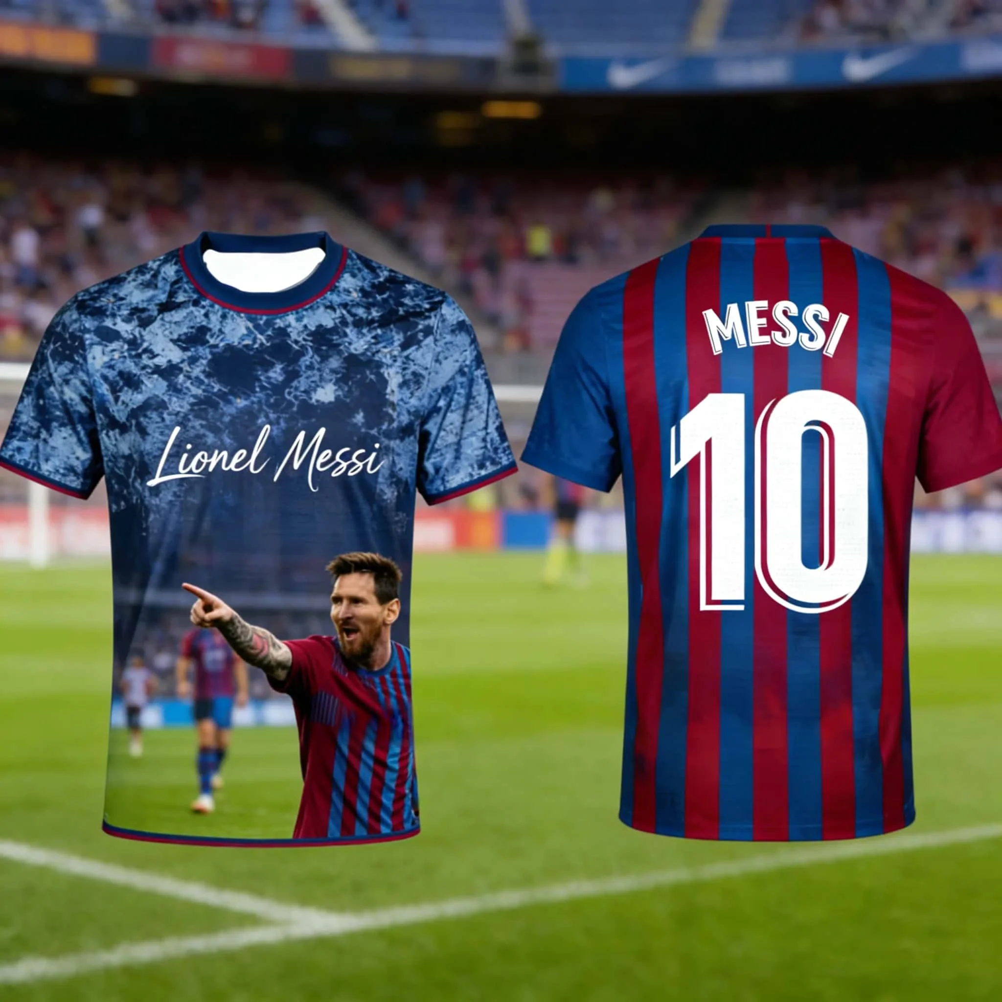 Summer new style Argentine Messi sports moisture-wicking breathable men's women's T-shirt suitable for outdoor street training