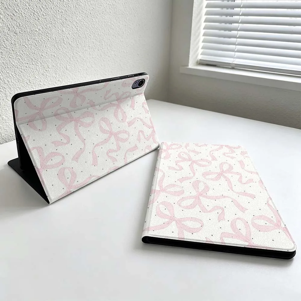 Minimalist Pink Bow Pattern For Huawei MatePad MediaPad MagicPad Honor Pad 10 9 8 X10 X9 X8 Pro Soft Inch Tablet Case Cover