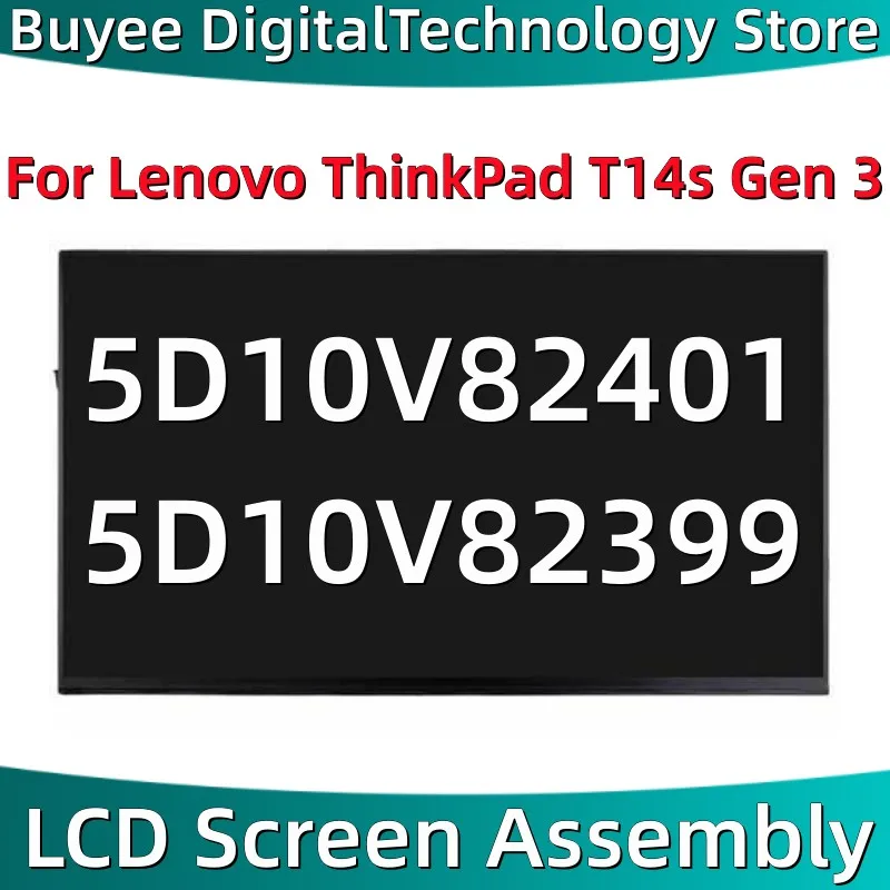 

New 14'' For Lenovo ThinkPad T14s Gen 3 LCD Screen Touch Assembly N140JCN-EEL B140UAK01.2 NV140WUM-T02 LED Touch Screen Display