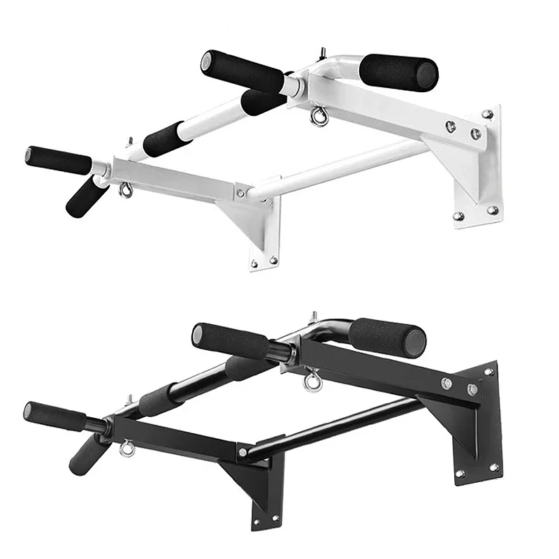 Wall Mounted Horizontal Bar Heavy Duty Chin Up Bars For Home Gym Pull Up Fitness Training Back Core Strength Workout Equipments
