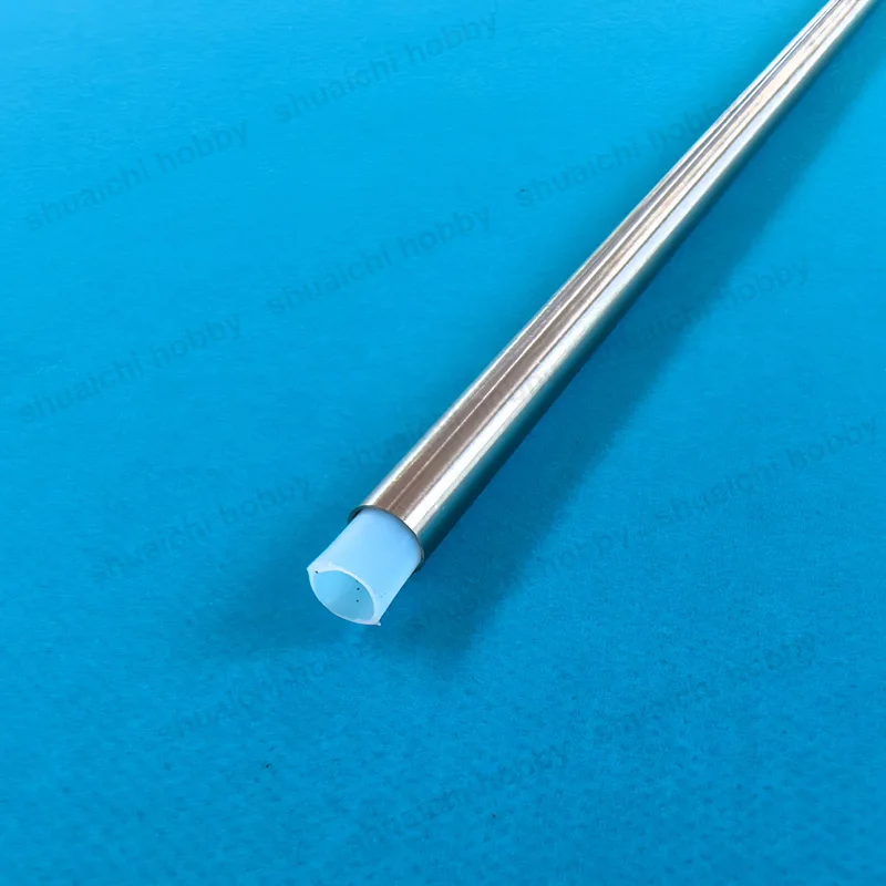 Length 300mm Stainless Steel Shaft Sleeve Plastic Tube Set RC Boat Model Shafting Bushing Parts for 6.35mm Flexible Axle