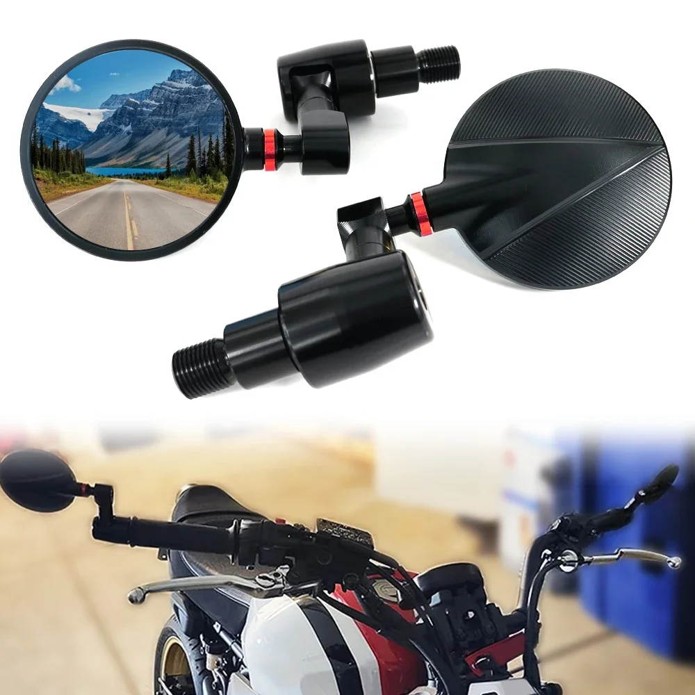 

For Yamaha MT-07 MT-09 MT10 FZ1/FZS1000 Fazer FZ6 Fazer FZ6R XJ6 XSR900 Tmax500 FZR1000 Handle Bar End Mirrors Rearview Mirrors