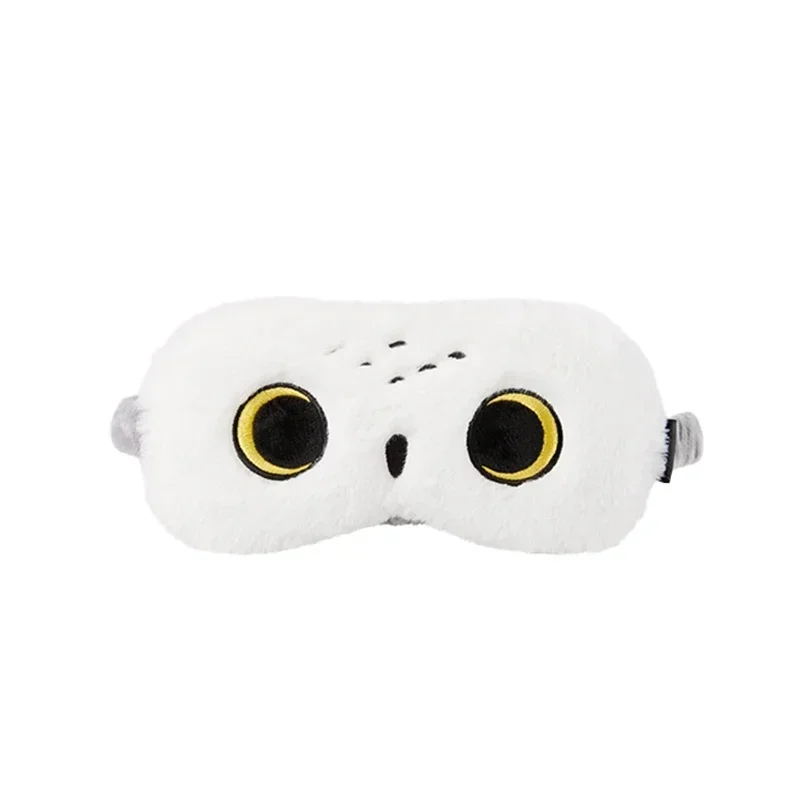 MINISO Harry Potter Hedwig Plush Eye Mask Creative Ornament Magic Style Headwear Owl Model Sleep Aid Accessories Boy&girl Gift